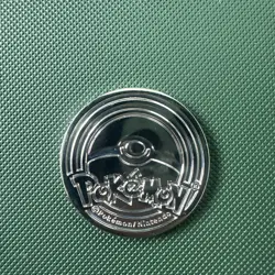 Pokemon 25th Anniversary Celebrations PIKACHU Silver Color Metal Coin - Image 2