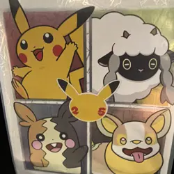 Pokemon TCG General Mills 25th Anniversary 3-Card Booster Pack Sealed Rare - Image 2