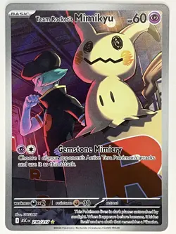 Team Rocket's Mimikyu NM 238/217 Me: Ascended Heroes Pokemon TCG Holo - Image 1