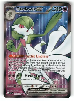 Gardevoir ex NM 228/198 Holo Scarlet & Violet Pokemon Ultra Rare - Image 1