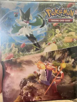 2023 Pokemon Card Binder Can Hold Up To 126 Cards Not In Good Condition - Image 1