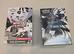 SEALED Pokemon TCG White Flare And Black Bolt Booster Bundle - Image 1