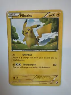 Pokemon TCG Pikachu Black & White Secret Rare Holo Card 115/114 2011 - Image 1