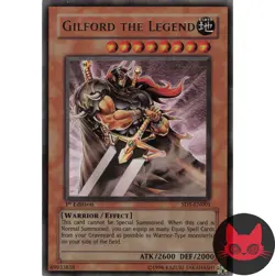 Yugioh Gilford the Legend SD5-EN001 Ultra Rare 1st Edition NM - Image 1