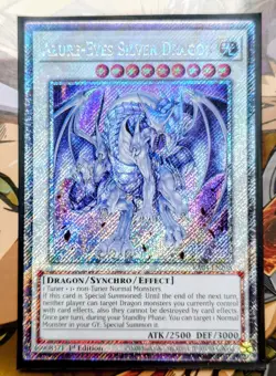 Azure-Eyes Silver Dragon (Platinum Secret Rare) - RA04-EN208 - Yu-Gi-Oh TCG - Image 1