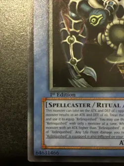 Yu-Gi-Oh! TCG Relinquished Magic Ruler MRL-029 1st Edition Ultra Rare 2002 - Image 5