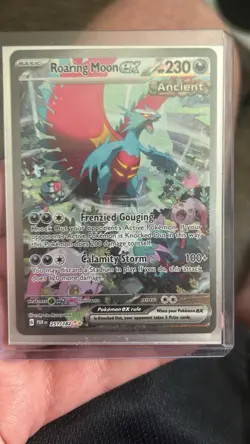 Roaring Moon EX Sir 251/182 Paradox Rift Holo Pokemon TCG Card - Image 1