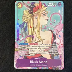 Black Maria Parallel OP08-074 Two Legends Super Rare Foil 2000 Power Cost 3 EN - Image 1