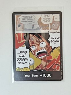 One Piece Monkey D. Luffy Your Turn Foil DON!! Card - Image 1