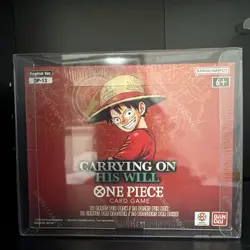 1st Print With case One Piece TCG OP-13 Carrying On His Will Booster Box New - Image 1