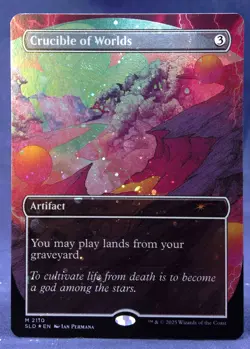 Crucible of Worlds - MTG Galaxy FOIL - Secret Lair Alien Auroras SLD - NM - Image 2
