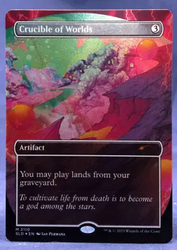 Crucible of Worlds - MTG Galaxy FOIL - Secret Lair Alien Auroras SLD - NM - Image 3
