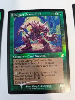 MTG - Golgari Grave-Troll FOIL Retro Frame - Ravnica Remastered - Image 1