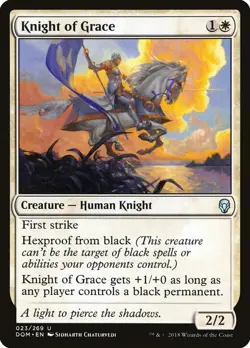 Knight of Grace 3x FOIL DOM MTG Dominaria Uncommon MINT white - Image 1