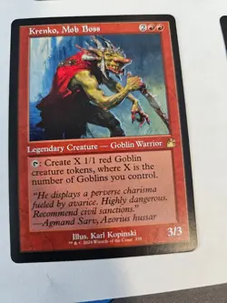 MTG - Krenko, Mob Boss Retro Frame - Ravnica Remastered - Image 1