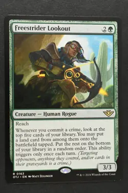 Magic The Gathering: Freestrider Lookout - OTJ - Rare - NM Unplayed - MTG - Image 1