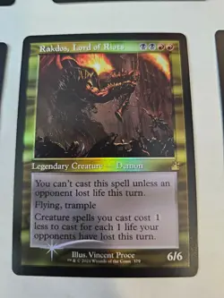 MTG - Rakdos, Lord of Riots FOIL Retro Frame - Ravnica Remastered - Image 1