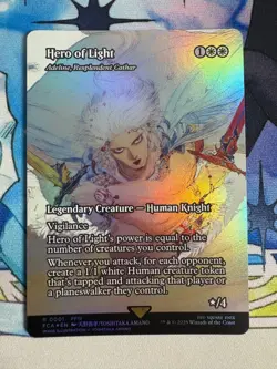 2025 MTG Final Fantasy Hero Of Light Showcase Foil #1 - Image 1