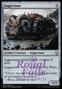 Juggernaut 4x FOIL DOM MTG Dominaria Uncommon MINT artifact - Image 1