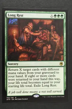Magic The Gathering: Long Rest - AFR - Rare - NM Unplayed - MTG - Image 1