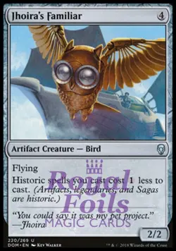Jhoira's Familiar 1x FOIL DOM MTG Dominaria Uncommon MINT artifact - Image 1