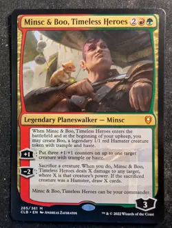 Minsc & Boo, Timeless Heroes - Commander Legends: Battle for Baldur's Gate (MTG) - Image 1