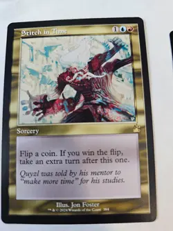 MTG - Stitch in Time Retro Frame - Ravnica Remastered - Image 1