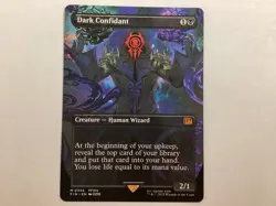 MTG Final Fantasy DARK CONFIDANT Borderless NM (BIN) Graded Power - Image 1