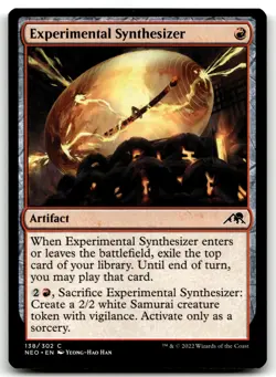 MTG Experimental Synthesizer C Kamigawa: Neon Dynasty 138 LP - Image 1