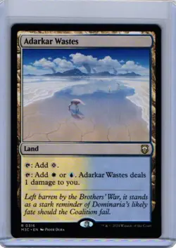 Adarkar Wastes Commander: Modern Horizons 3 NM MTG MAGIC - Image 1