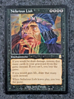 2001 MTG Odyssey Nefarious Lich #153 nm (DS3D1K8) - Image 1