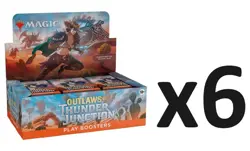 Magic MTG Outlaws of Thunder Junction PLAY Booster 6-Box CASE FACTORY SEALED! - Image 1