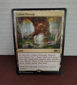 Fabled Passage RARE MTG - M21 LP - Image 1