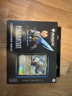 Magic: The Gathering Final Fantasy X Commander Deck Counter Blitz Tidus MTG FF - Image 1