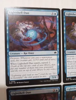 X4 Lightshell Duo 56 C BLB Bloomburrow MTG Magic The Gathering Cards - Image 2