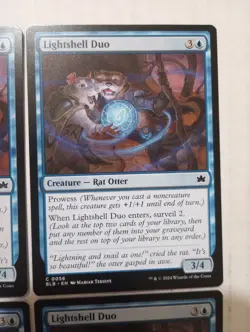 X4 Lightshell Duo 56 C BLB Bloomburrow MTG Magic The Gathering Cards - Image 3