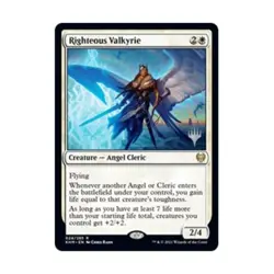 WOTC MtG Promo Pack: Kaldheim Righteous Valkyrie (R) NM - Image 1