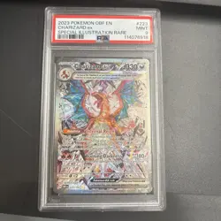 2023 POKEMON OBF EN-OBSIDIAN FLAMES SPECIAL ILLUSTRATION RARE CHARIZARD EX PSA 9 - Image 1