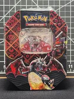 Pokemon TCG Scarlet & Violet Paldean Fates Shiny Charizard ex Tin New Sealed - Image 1