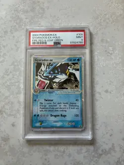 2004 POKEMON EX FIRE RED & LEAF GREEN #109 GYARADOS EX-HOLO PSA 9 - Image 1