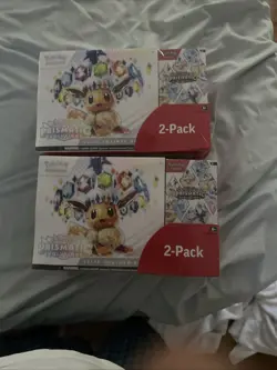 Lot Of 2Pokemon Prismatic Evolutions Elite Trainer Box & Booster Bundle - Costco - Image 1