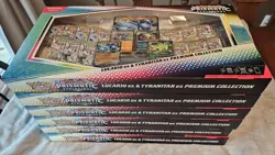 Pokemon Lucario Ex Tyranitar Ex Premium Collection Prismatic Evolutions Lot of 6 - Image 1