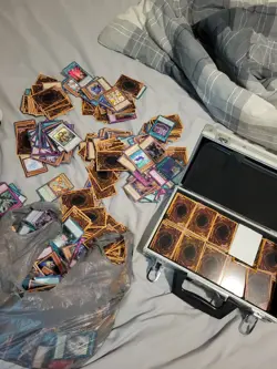 Yugioh 500+ Cards Bulk Lot Unsearched Mixed Sets and Rarities Holographics Foils - Image 1