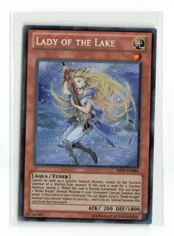 LADY OF THE LAKE SHSP-EN084 SECRET RARE YUGIOH TCG NM - Image 1