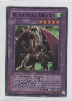 Fiend Skull Dragon Unlimited YuGiOh Legacy of Darkness #LOD-039 2003 READ - Image 1