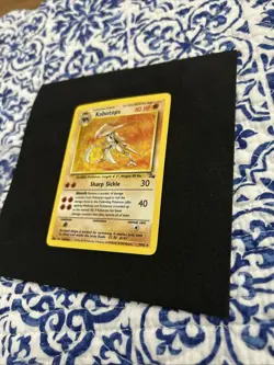 Pokemon TCG Kabutops Holo Rare Unlimited Card Fossil 9/62 - Image 2