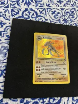 Pokemon TCG Kabutops Holo Rare Unlimited Card Fossil 9/62 - Image 3