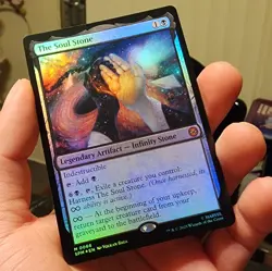 *FOIL* IN HAND THE SOUL STONE (066) Marvel's Spider-man SPM Magic MTG MINT CARD - Image 1