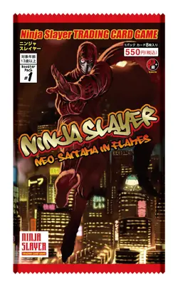 TCG (TCG) Ninja Slayer TRADING CARD GAME Booster Pack #1 Pack of 8 cards - Image 1