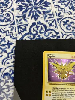 Pokemon TCG Zapdos Base Set Holo Unlimited Rare Card 16/102 Near Mint NM - Image 5
